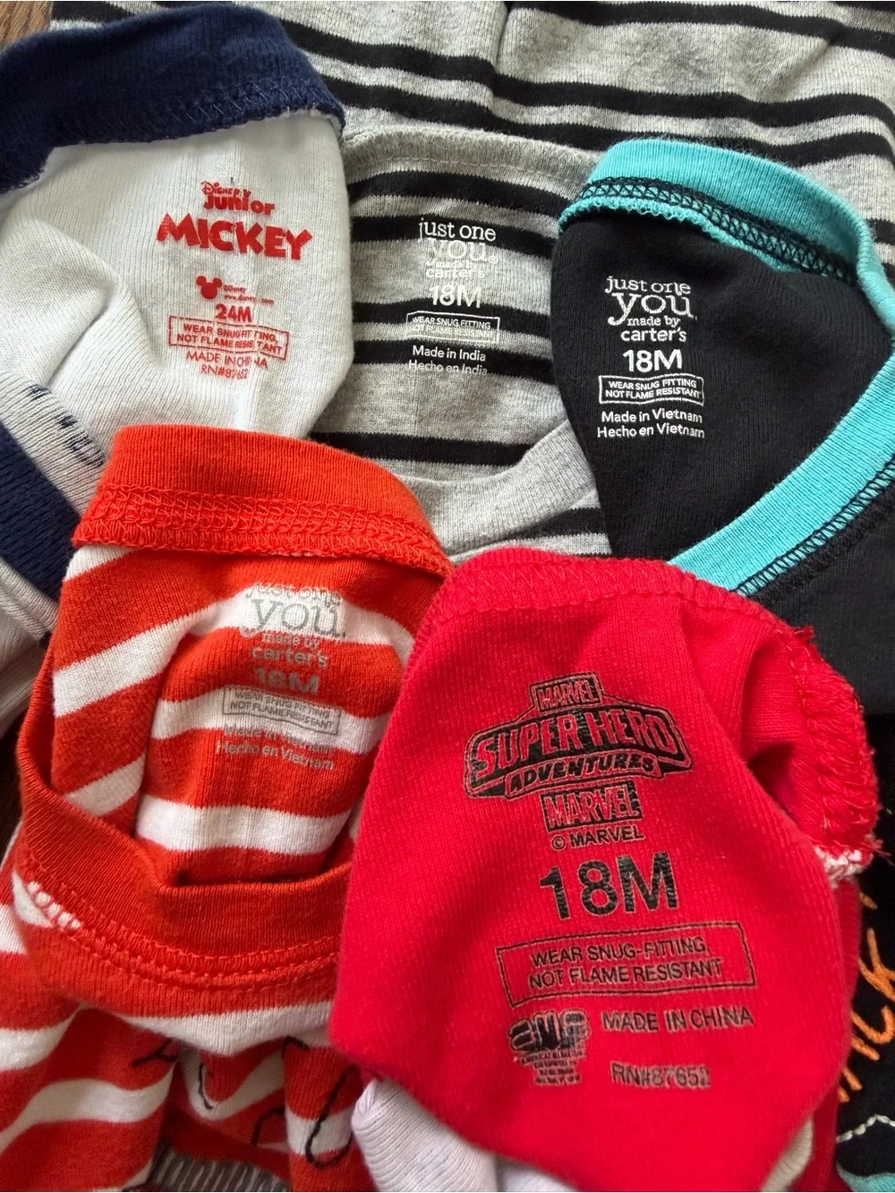 Summer Pajamas Bundle, size 18M